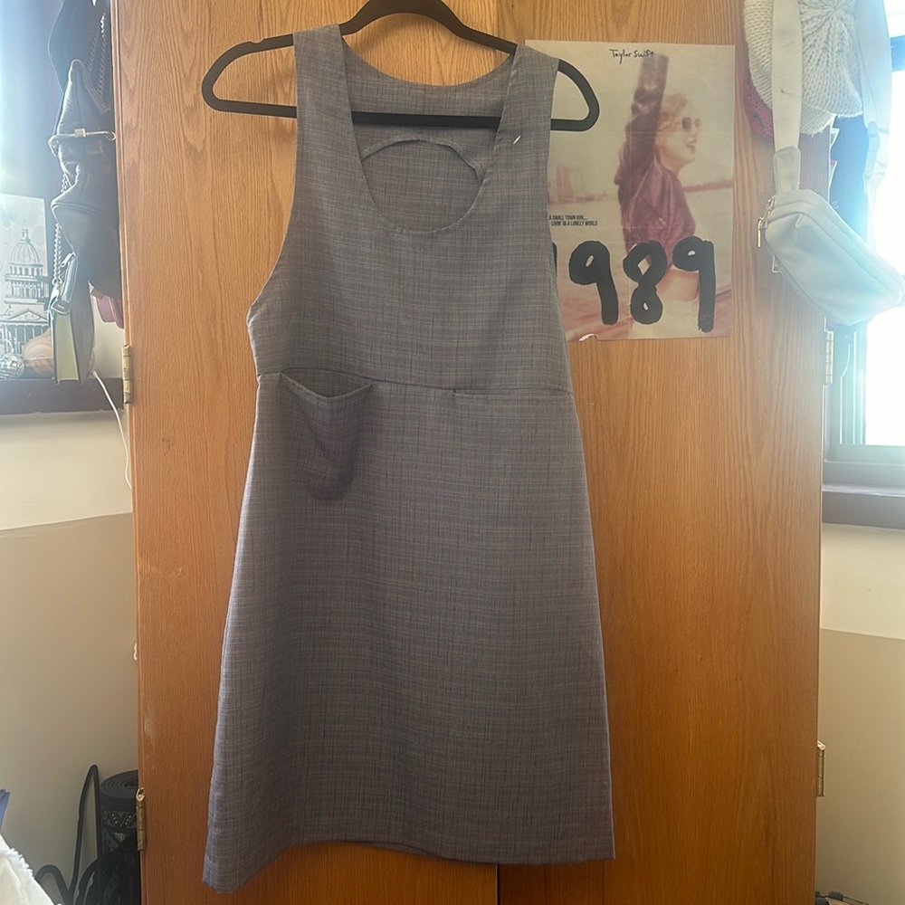 Gray scholar dress